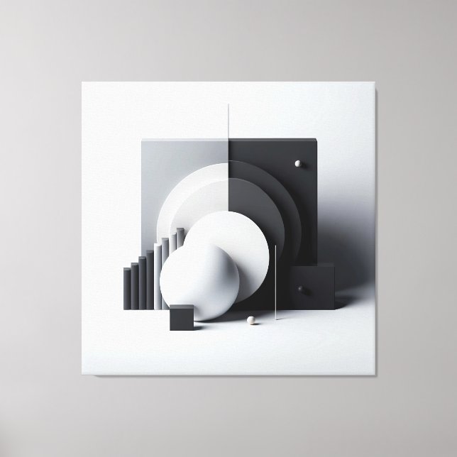 Equilibrium of Silent Geometry Canvastryck (Framsida)