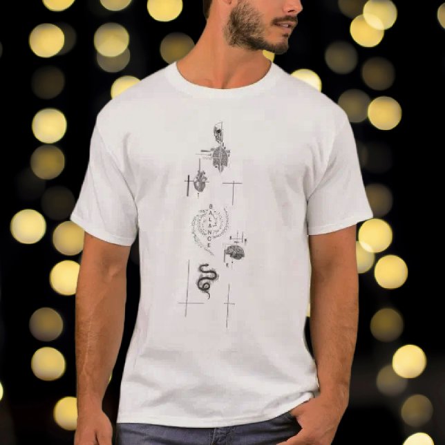 Equilibrium: Vertical Word Design T Shirt (Skapare uppladdad)