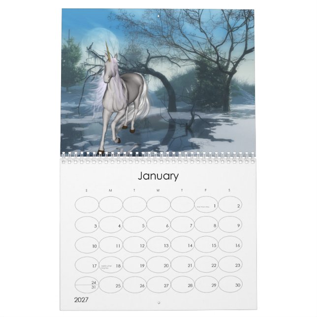 Equine fantasi 2013 kalender (Jan 2027)