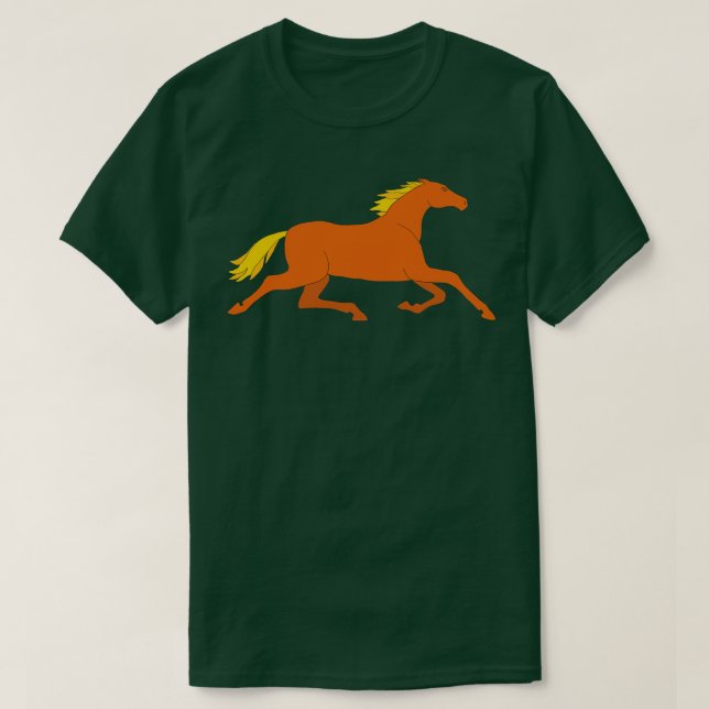 Equine Guld T Shirt (Design framsida)