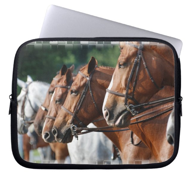 Equine hästShowelektronik hänger lös Laptop Sleeve (Framsidan)