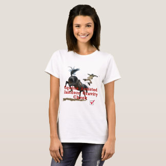 Equine hjälpt gravitationkontroll t-shirt