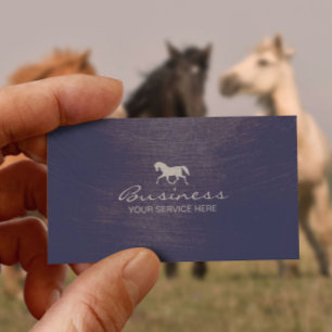 Equine Horse Riding Equestrian Visitkort