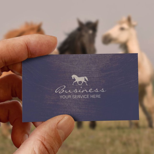 Equine Horse Riding Equestrian Visitkort (Skapare uppladdad)