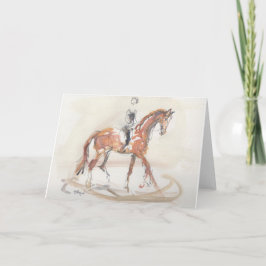 Equine konstkort kort