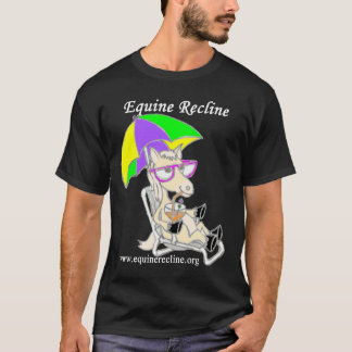 Equine Recline den mörka skjortan Tee Shirt