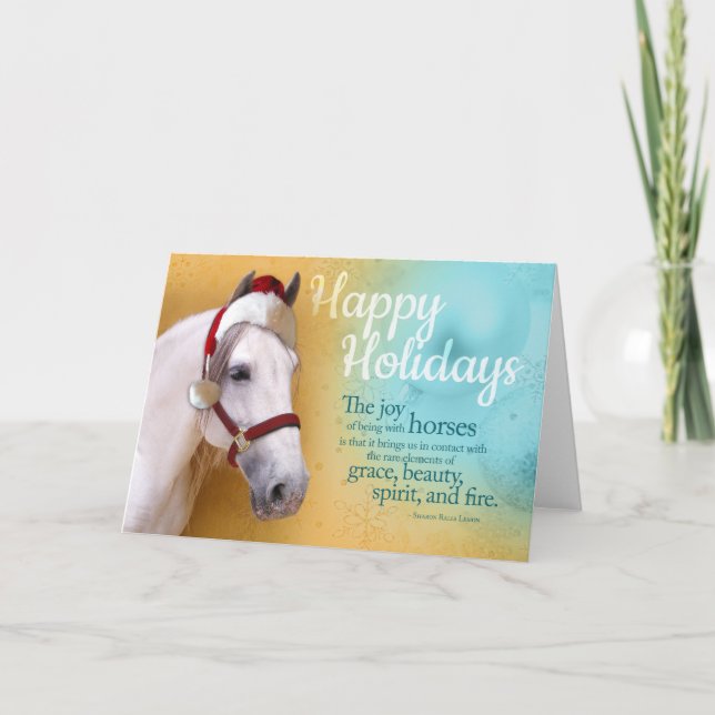 Equine Santa Helgkort (Framsida)
