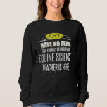 Equine Science Teacher Superhjälte Graphic - har i T Shirt<br><div class="desc">Equine Science Teacher Superhjälte Graphic - ha ingen rädsla</div>