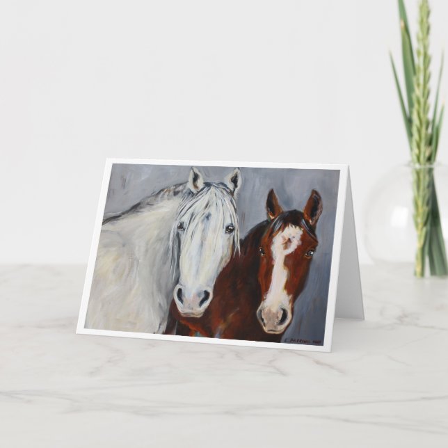 Equine uttrycker det mystic- och Wyatt kortet med Kort (Framsida)