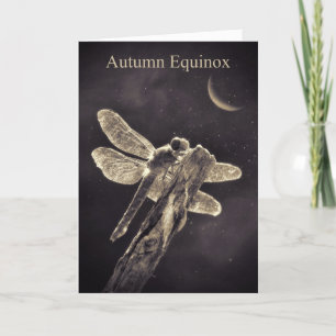 Equinox Autumn Mabon med Dragonfly Kort