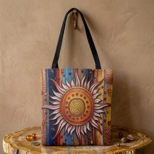 Equinox Mandala Sun Tote Tygkasse