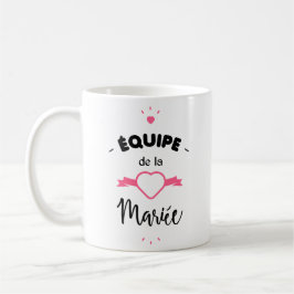 Equipe de la mariée kaffemugg