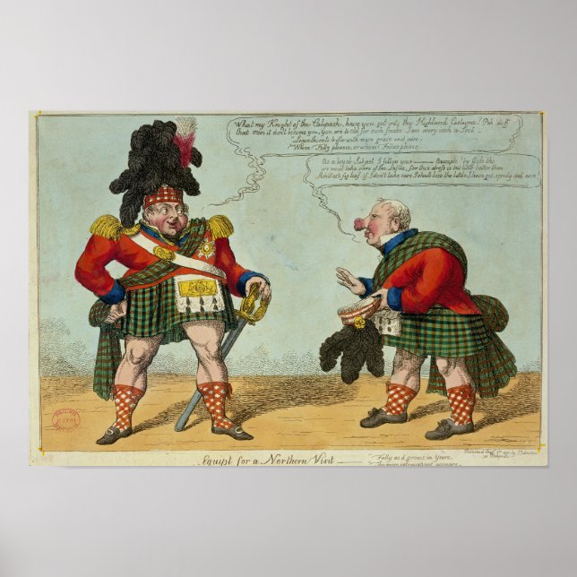Equipt for a Northern Visit, 1822 Poster (Framsidan)