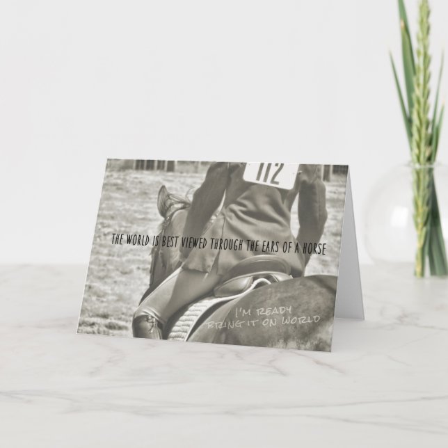 EQUITING Greeting Card Tack Kort (Framsida)