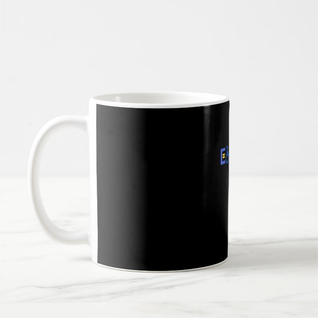 _EQUITY_ Lika Höger HBTTQ Allmän Pride för enhet F Kaffemugg (Vänster)