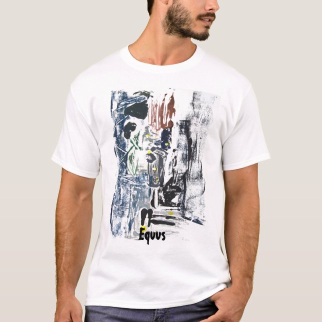 EquusMonoprint skjorta T Shirt (Framsida)