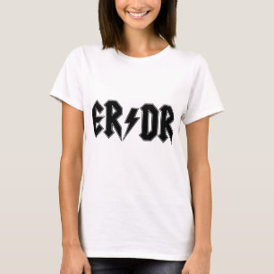 ER-/DRklassikerkvinnor på ljust T-shirt