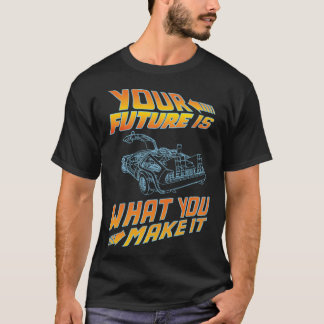 Er framtid är vad ni gör till det i Retro Vintage T Shirt
