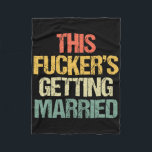 Er Gifta sig - Bachelor Party Funny G Fleecefilt<br><div class="desc">Den här Er Gifta sig - Bachelor Party Funny Groom</div>