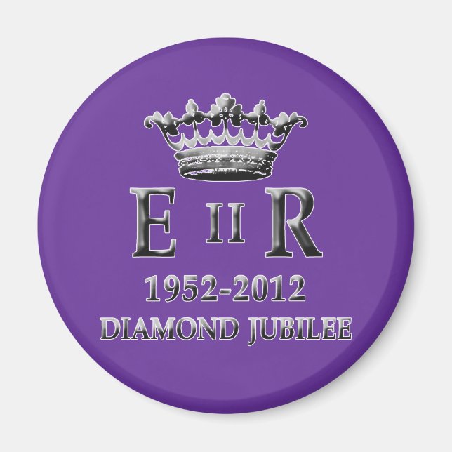 ER II Diamond Jubilee Magnet (Framsidan)