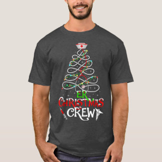 ER Julbesättning Julafton Lighting Nurse jul Tr T Shirt