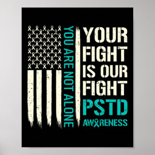 Er kamp är vår kamp - PTFD-medvetenheten Poster
