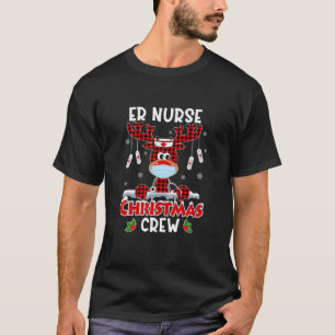 ER Kurse Julbesättning ICU Nursing Squad Emergenc T Shirt