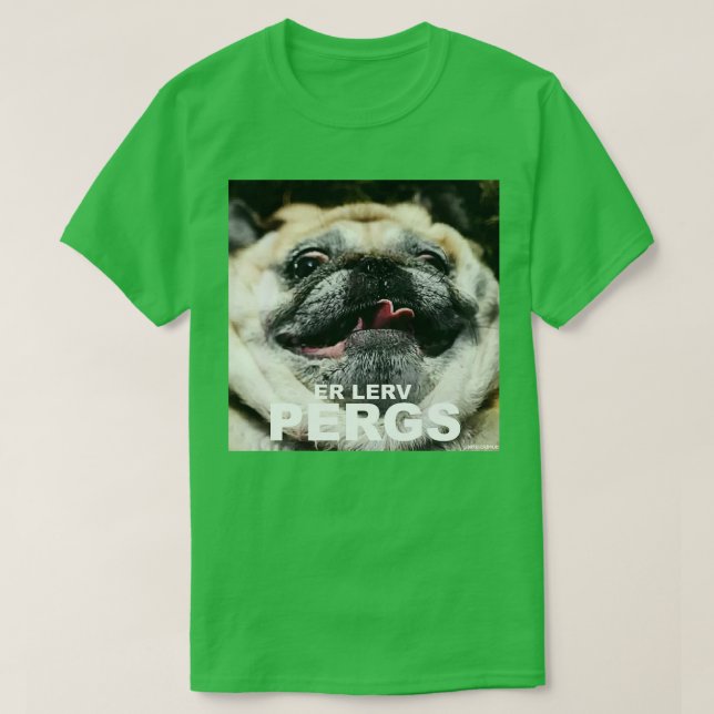 Er lerv pergs t shirt (Design framsida)