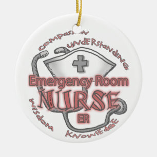 ER Nurse Axiom Julgransprydnad Keramik