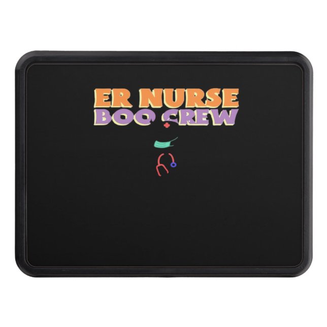ER Nurse Boo Crew Akut Room Nurse Halloween C Dragkroksskydd (Framsidan)