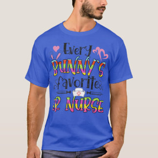 ER Nurse Bunnys Favorite Nurse Påsk Day T Shirt