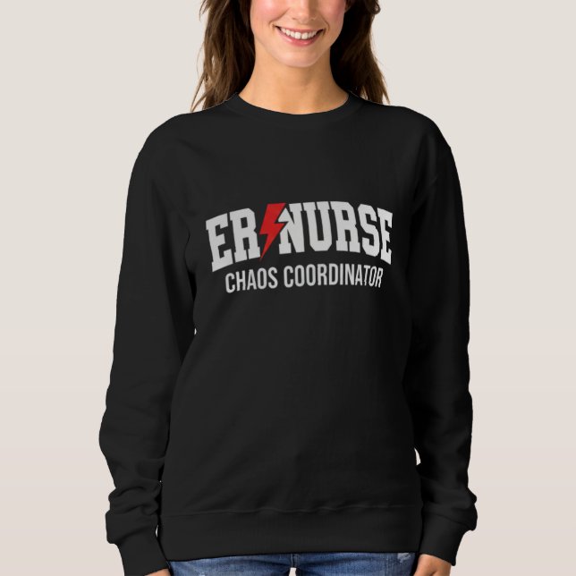 ER Nurse Chaos Coordinator T Shirt (Framsida)