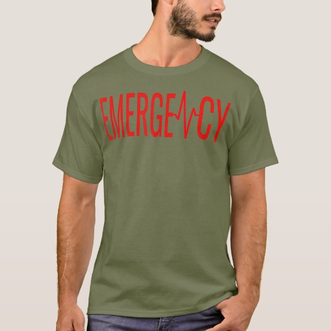 ER Nurse Doctor Emergency Room Hospital For EMT T Shirt (Framsida)