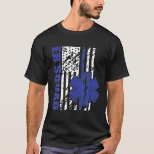 ER Nurse Doktor Akut Room Hospital Squad T Shirt
