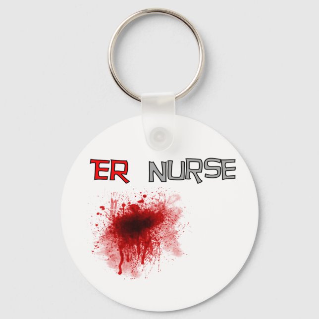 ER Nurse Funny T-Shirts & Gifts Nyckelring (Framsida)