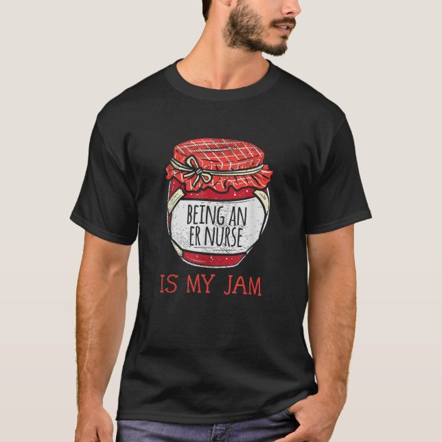 ER Nurse Gift Women Cute Memte Akut Room T Shirt (Framsida)