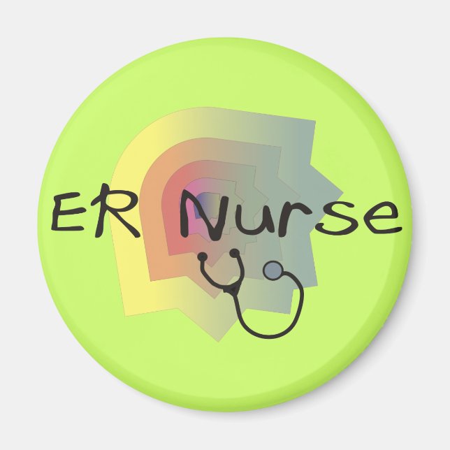 ER Nurse Gifts Magnet (Framsidan)