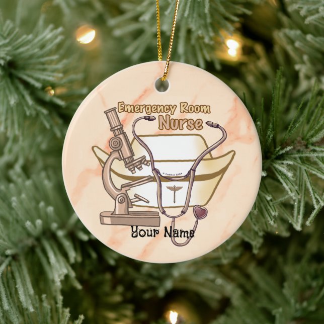 ER Nurse Julgransprydnad Keramik (Träd)