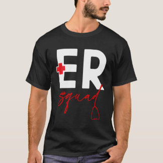 Er Nurse Skriv ut Er Squad T Shirt