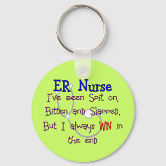 ER Nurse ’SPIT ON BITTEN and SLAPPED’ Nyckelring