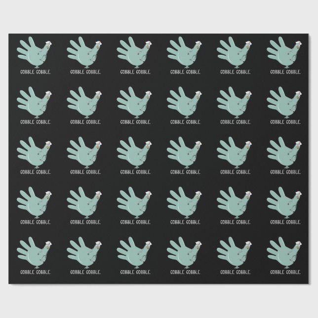 ER Nurse Turkey Gobble Squad ER Nurse Thanksgiving Presentpapper (Platt)