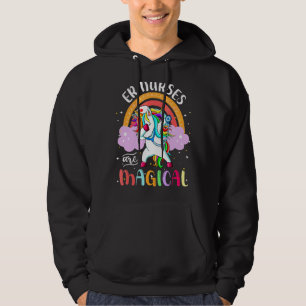 Er Nurses Rn Nursing Magic Unicorn Rainbow Hoodie