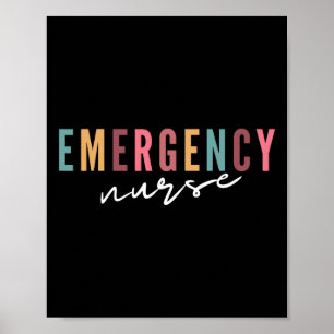 Er Sjuksköterska, Akut Room Nurse School Women Nur Poster