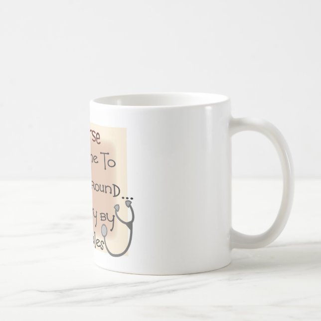 er sjuksköterskaKOM TILL MIN LEKPLATS MIN REGLER Kaffemugg (Höger)
