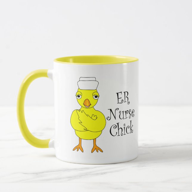 ER-sjuksköterskans Chick Mugg (Vänster)