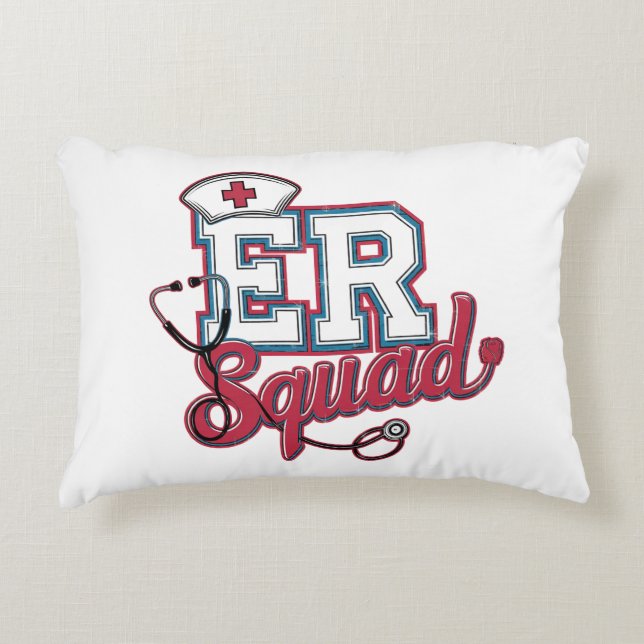 ER-squad – Akutmottagningsteam  Prydnadskudde (Framsidan)