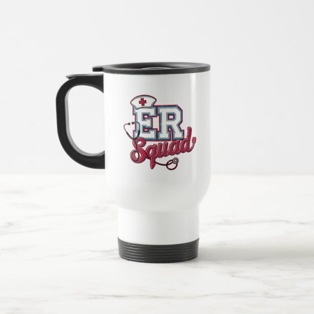 ER Squad, Emergency Room, Nurse Shirt, Doctor Gift Resemugg (Vänster)