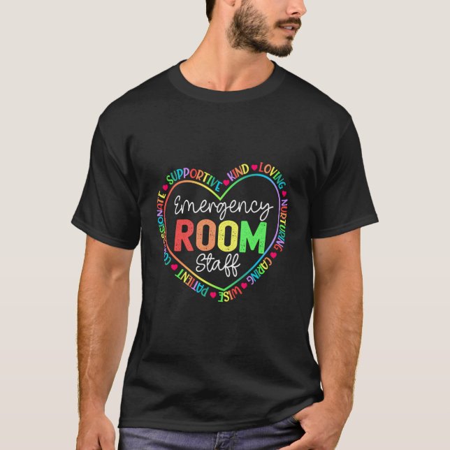 Er Squad Nurse Akut Room Personal Nursing Rn Hea T Shirt (Framsida)