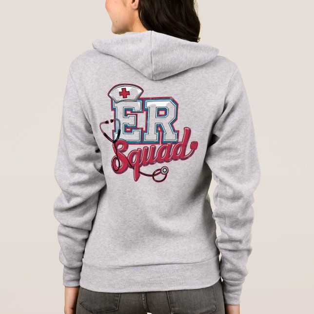 ER-squad T-shirt – Akutmottagningsteamkläder (Baksida)