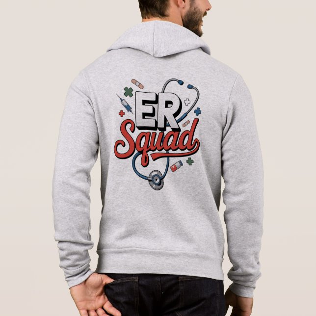 ER-squad T-shirt – Akutmottagningsteamkläder (Baksida)